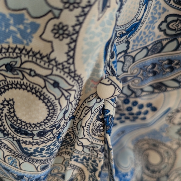 Paisley Blue Women's Top - Picture 5 of 7